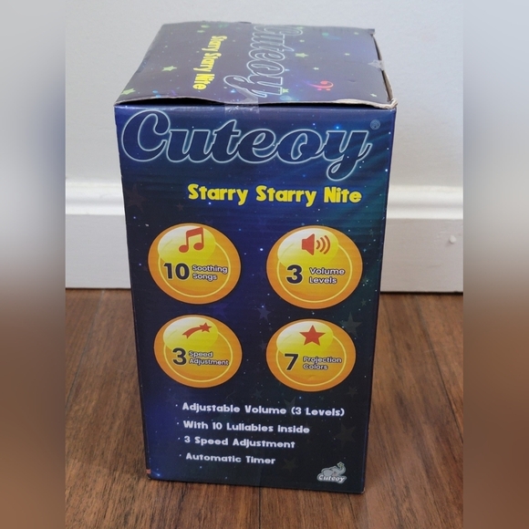 Magical Rainbow unicorn night light plush - Picture 4 of 12